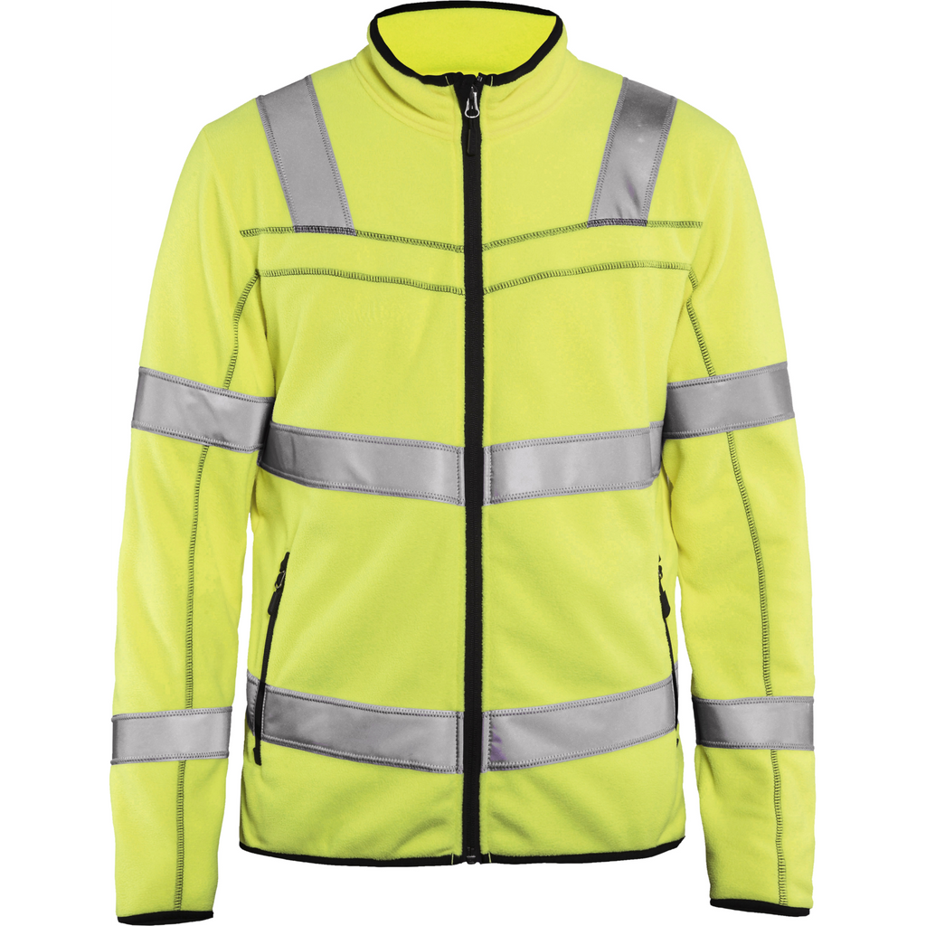 Blaklader High Vis Microfleece Jacket, Yellow