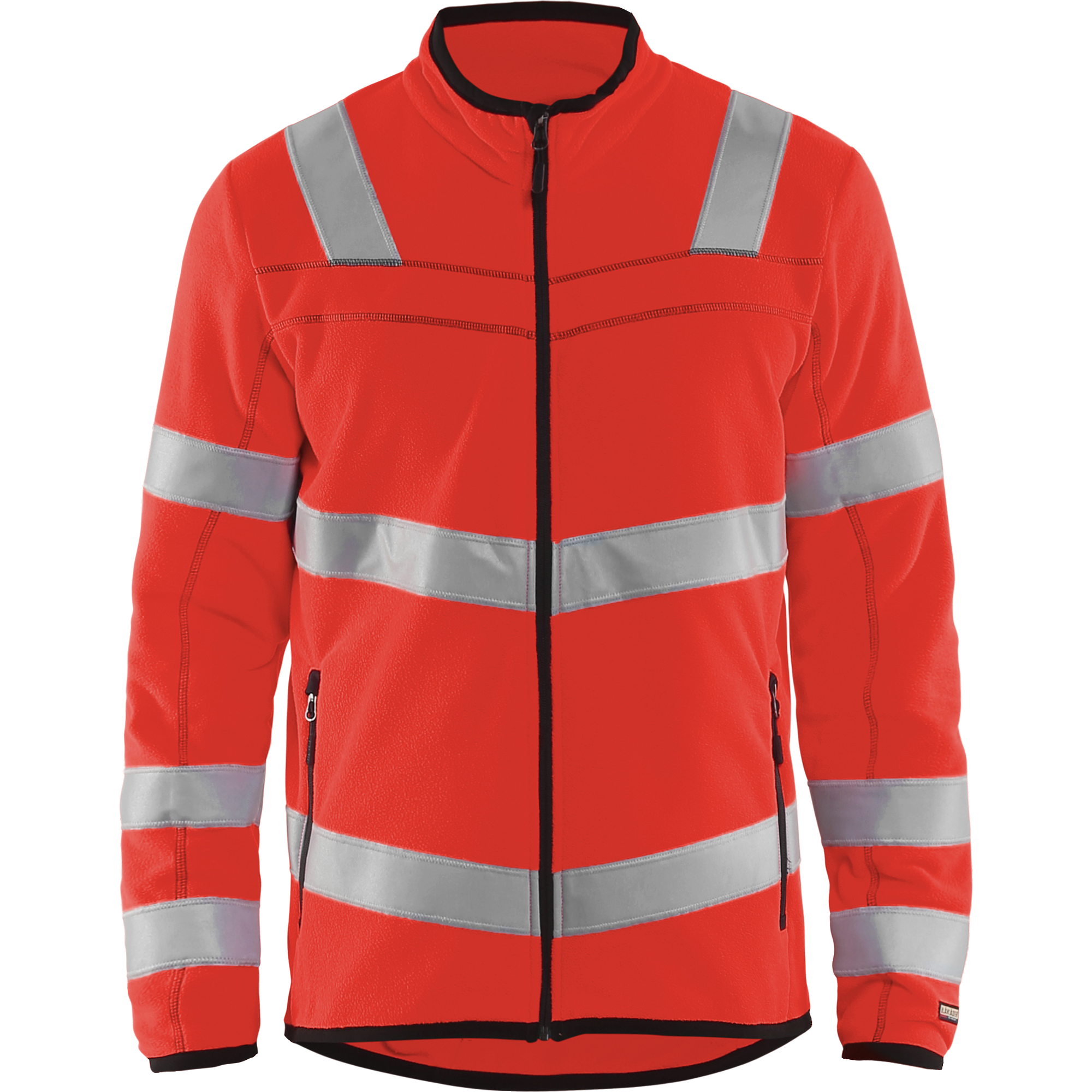Blaklader High Vis Microfleece Jacket, Red