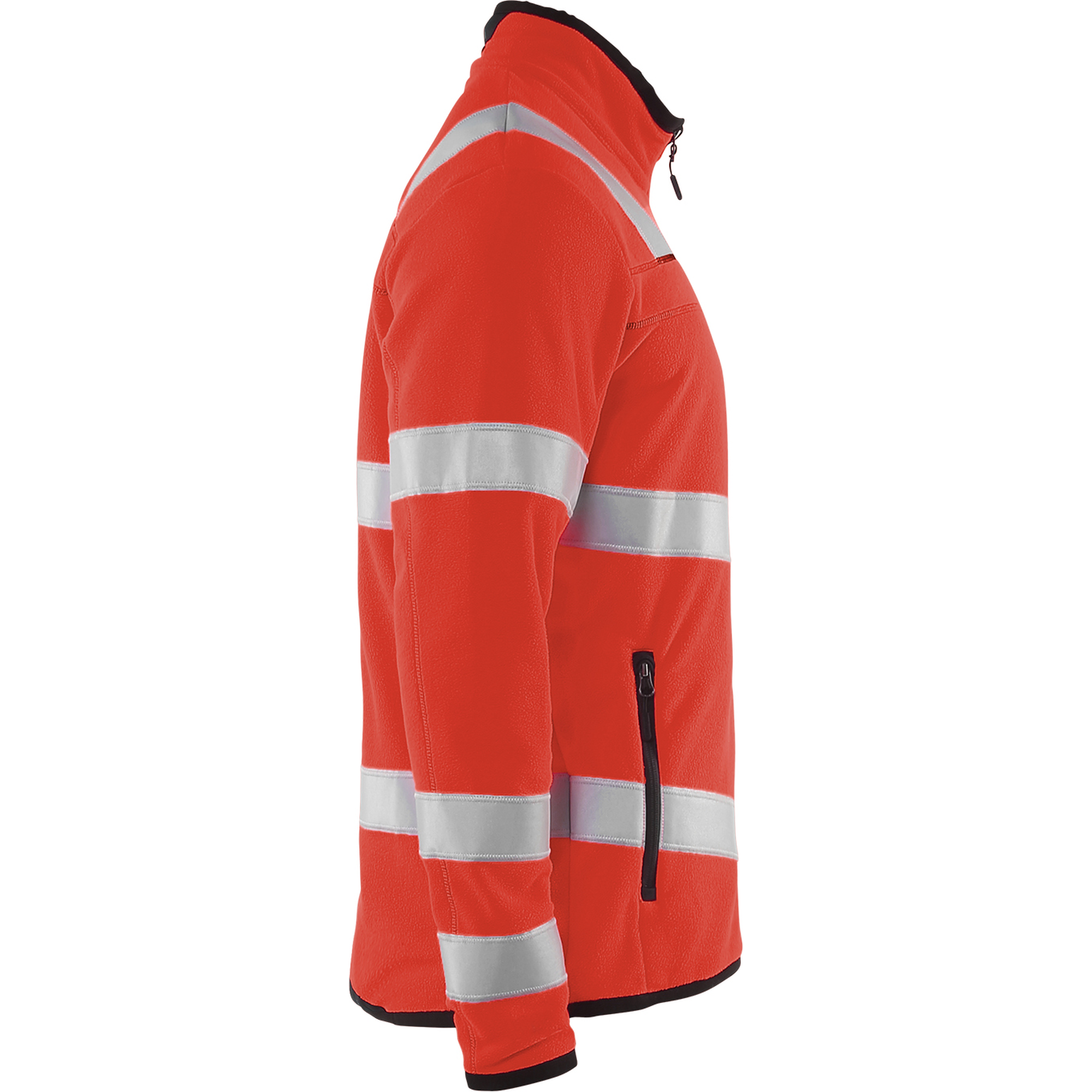Blaklader High Vis Microfleece Jacket, Red (2)