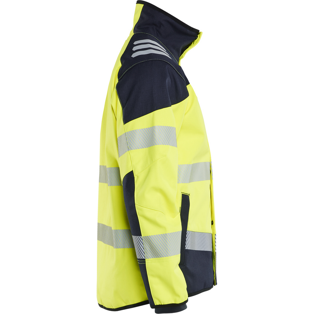 Blaklader Multi-Norm Softshell Jacket, Yellow/Navy (2)