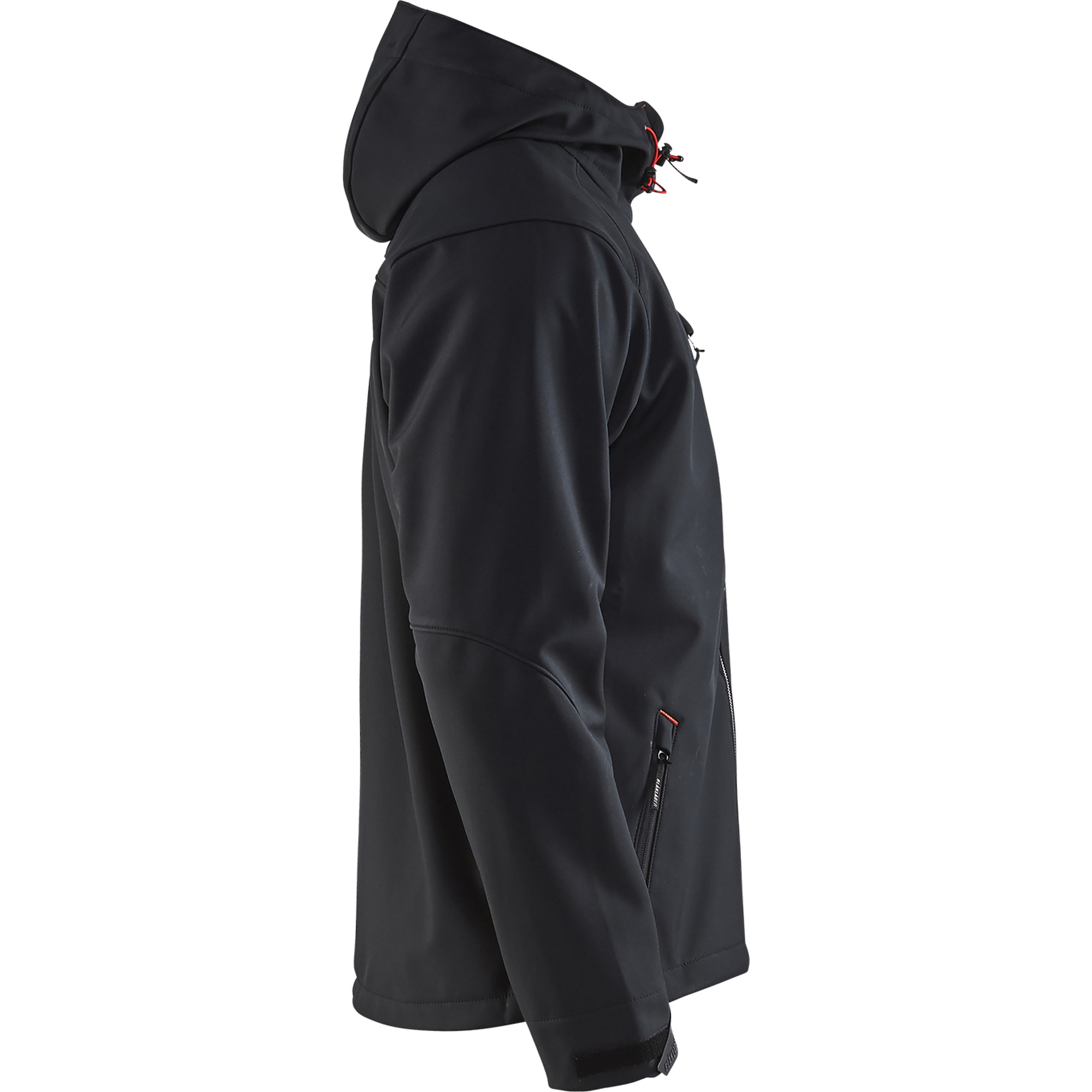Blaklader Softshell Jacket, Black/Red (2)