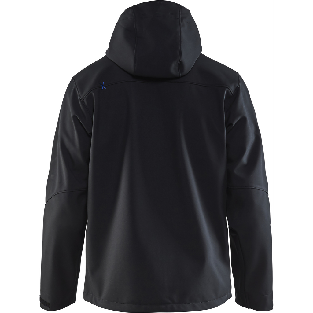 Blaklader Softshell Jacket, Black/Cornflower Blue (4)