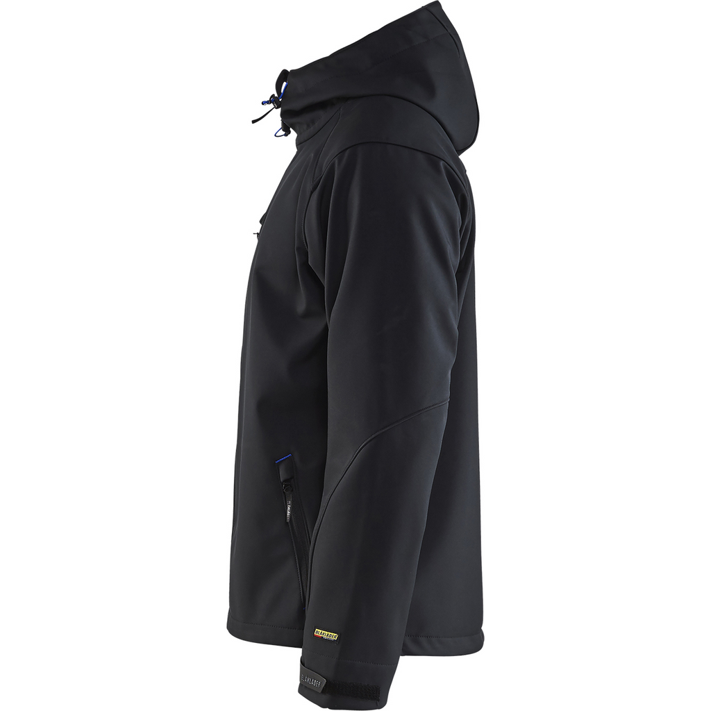 Blaklader Softshell Jacket, Black/Cornflower Blue (3)