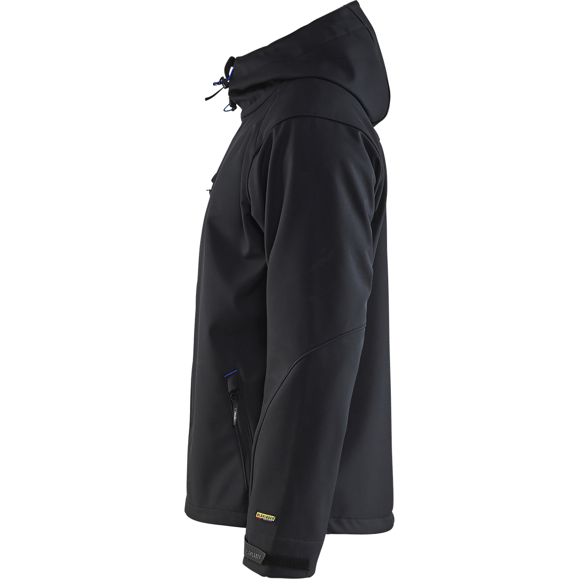 Blaklader Softshell Jacket, Black/Cornflower Blue (3)