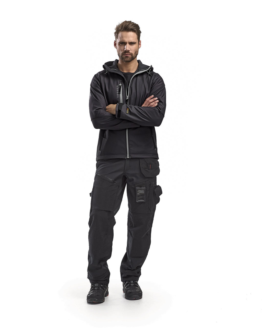 Blaklader Softshell Jacket, Black/Silver (5)