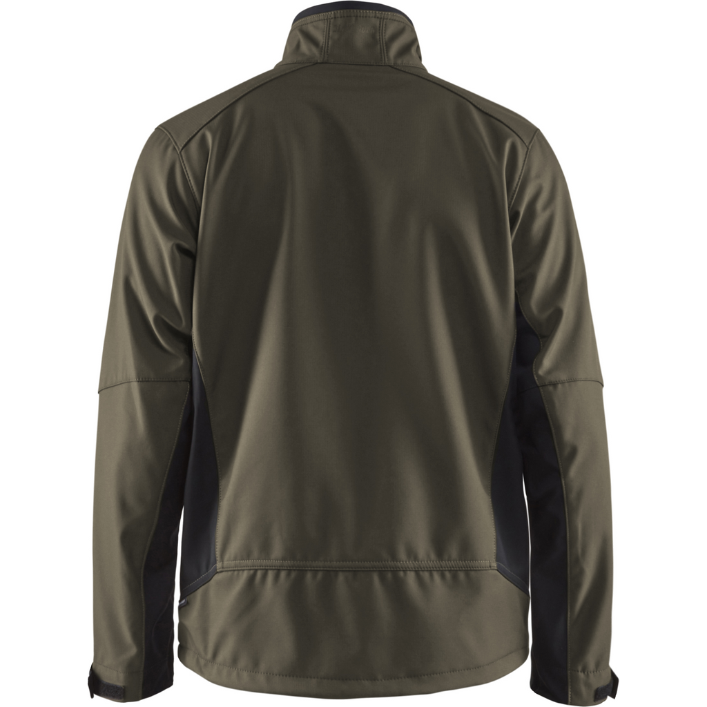 Blaklader Softshell Jacket, Dark Olive Green/Black (4)