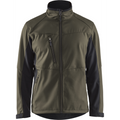 Blaklader Softshell Jacket, Dark Olive Green/Black