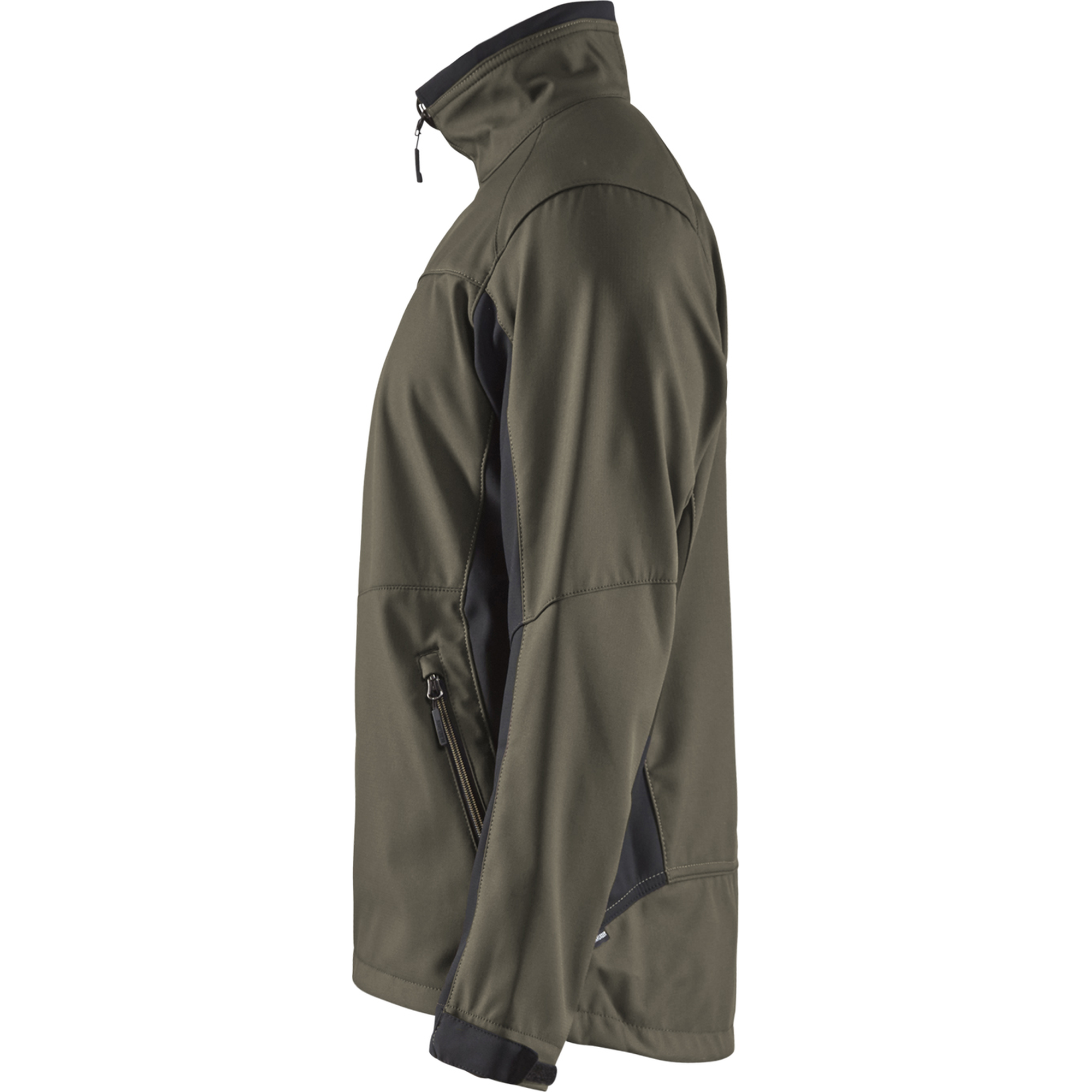 Blaklader Softshell Jacket, Dark Olive Green/Black (3)