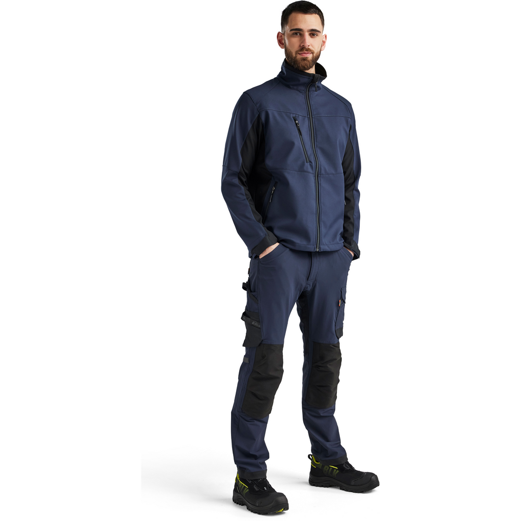 Blaklader Softshell Jacket, Dark Navy/Black (5)