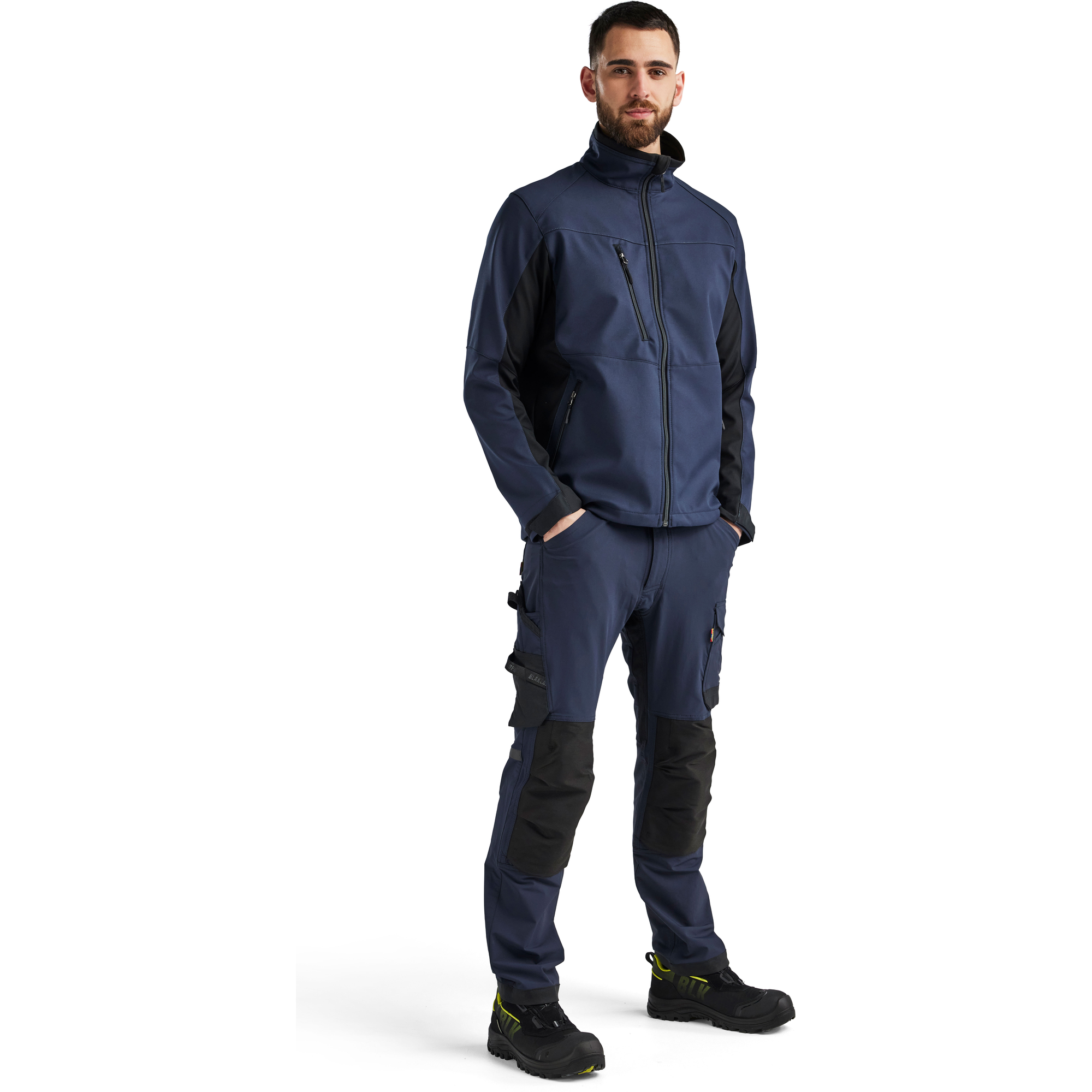 Blaklader Softshell Jacket, Dark Navy/Black (5)