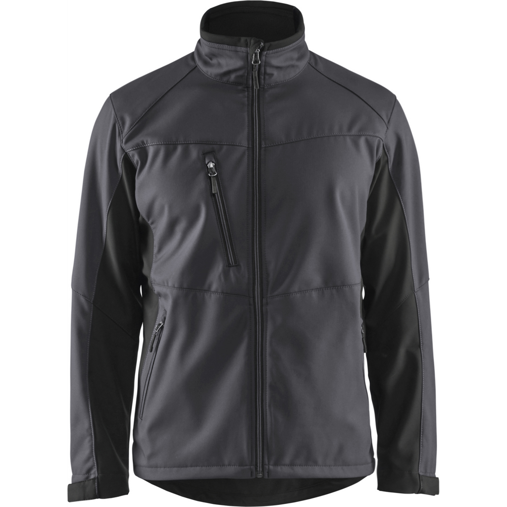 Blaklader Softshell Jacke, Mittelgrau/Schwarz