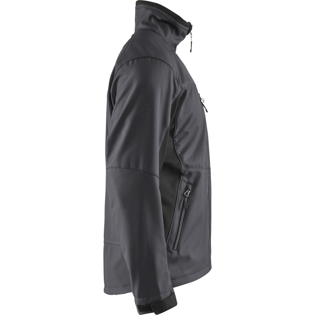 Blaklader Softshell Jacke, Mittelgrau/Schwarz (2)