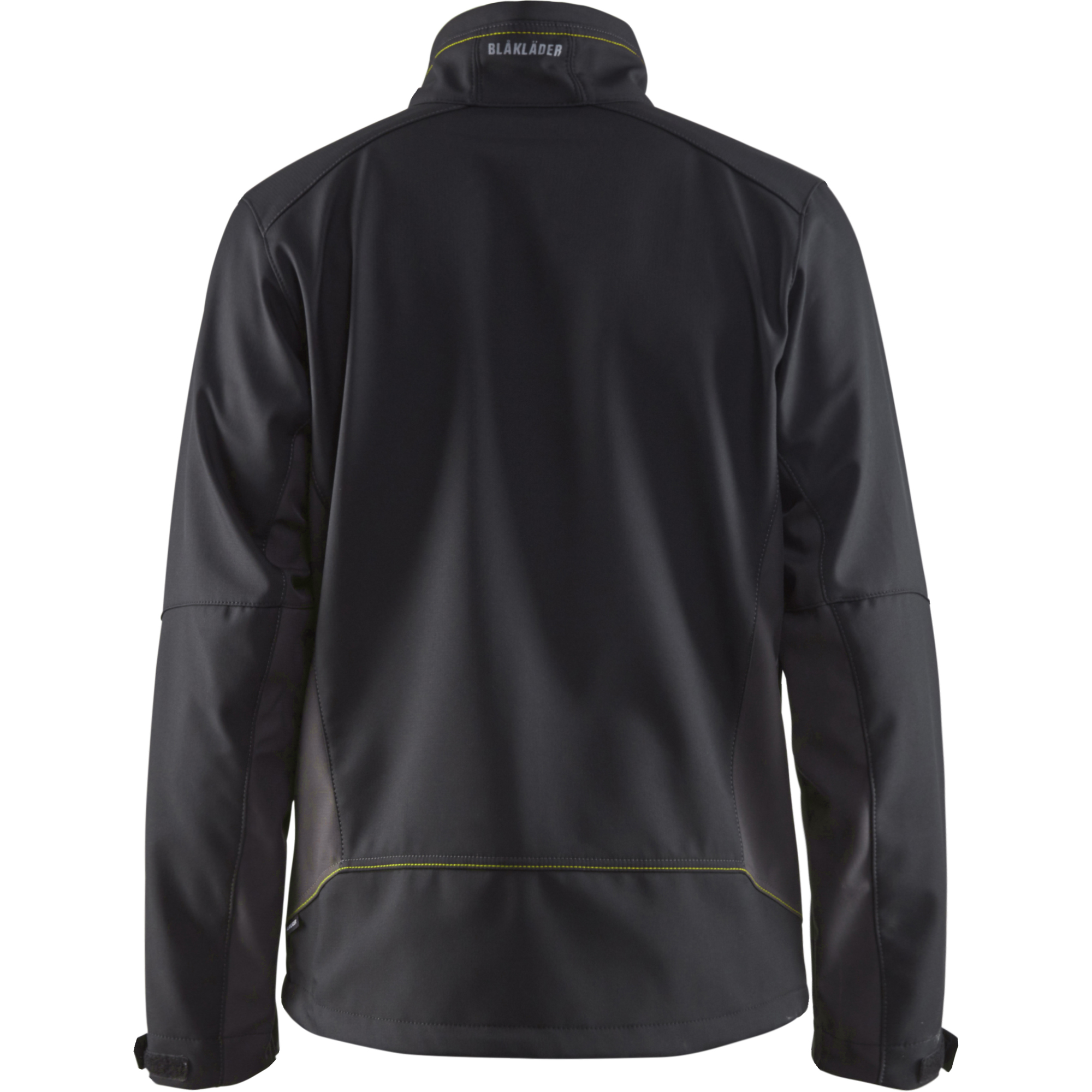 Blaklader Softshell Jacket, Black/Yellow (4)