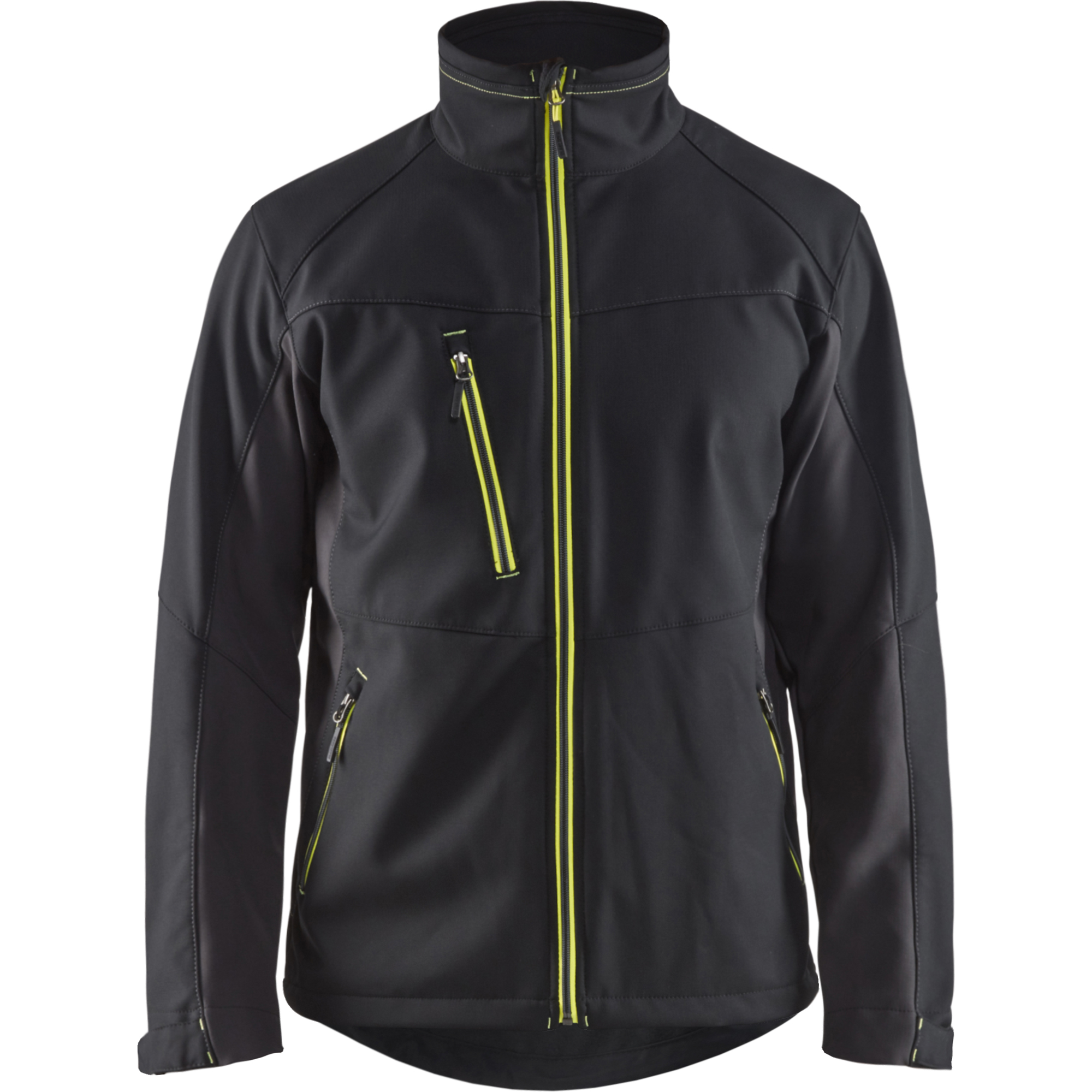 Blaklader Softshell Jacket, Black/Yellow