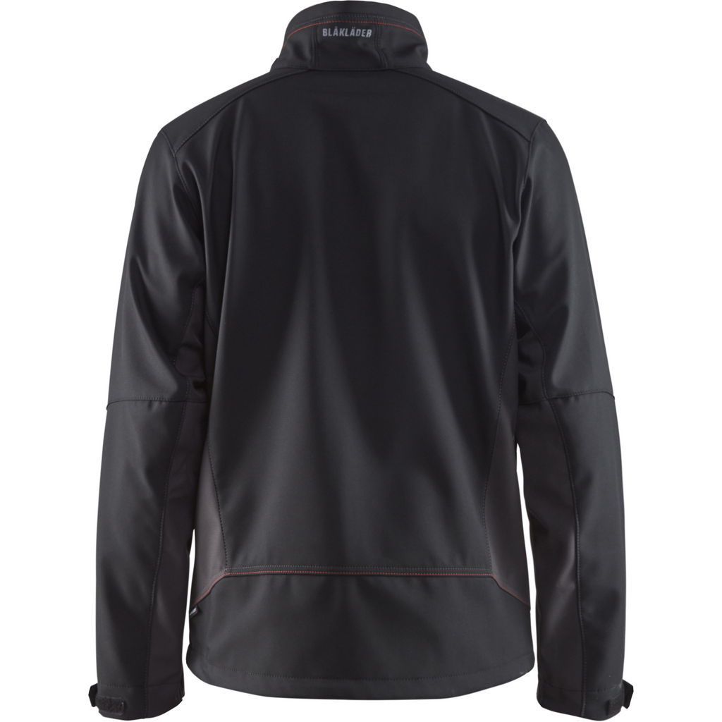 Blaklader Softshell Jacket, Black/Red (4)