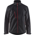 Blaklader Softshell Jacket, Black/Red