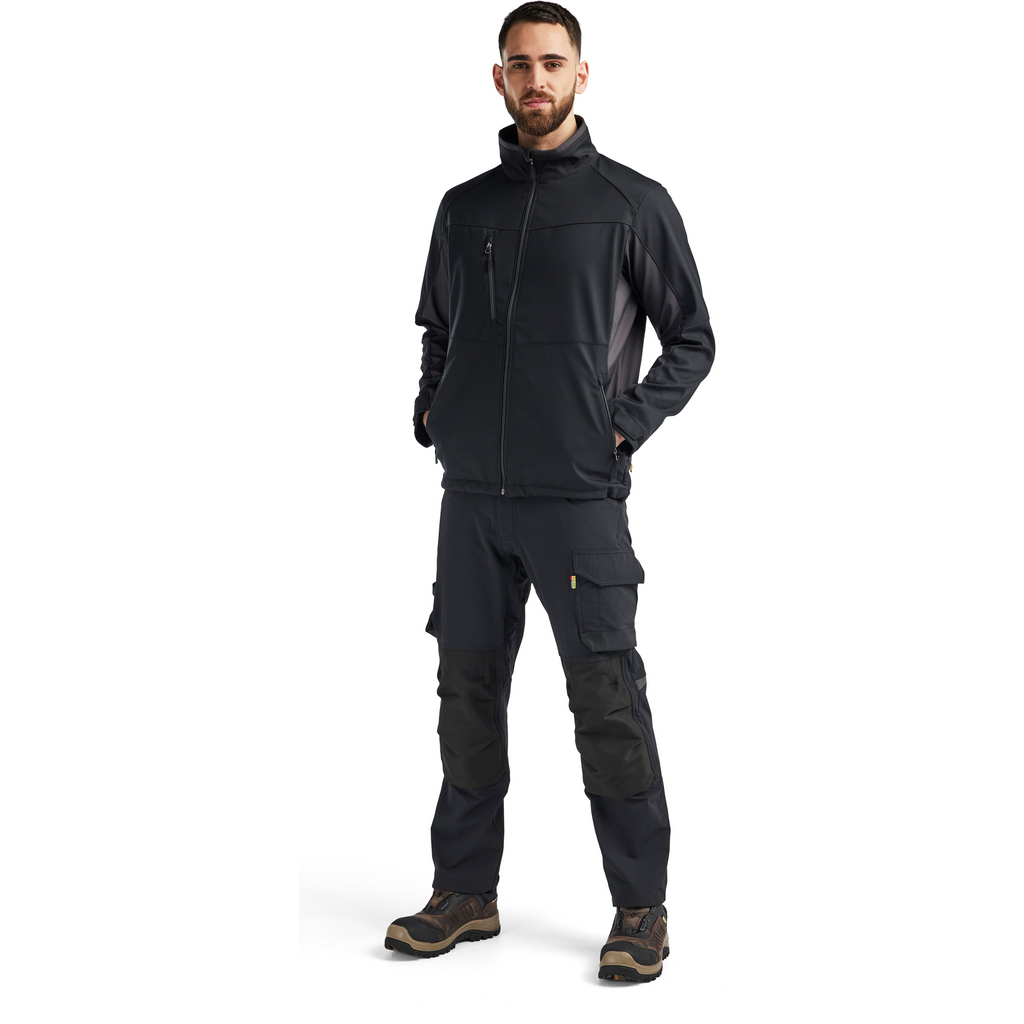 Blaklader Softshell Jacket, Black/Dark Grey (5)