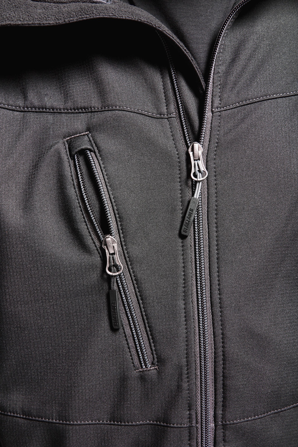 Blaklader Softshell Jacket, Black/Dark Grey (6)