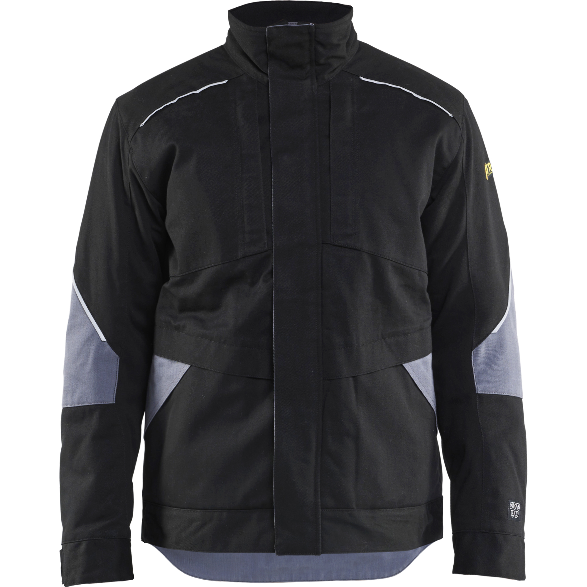 Blaklader Flame Resistant Winter Jacket, Black/Grey