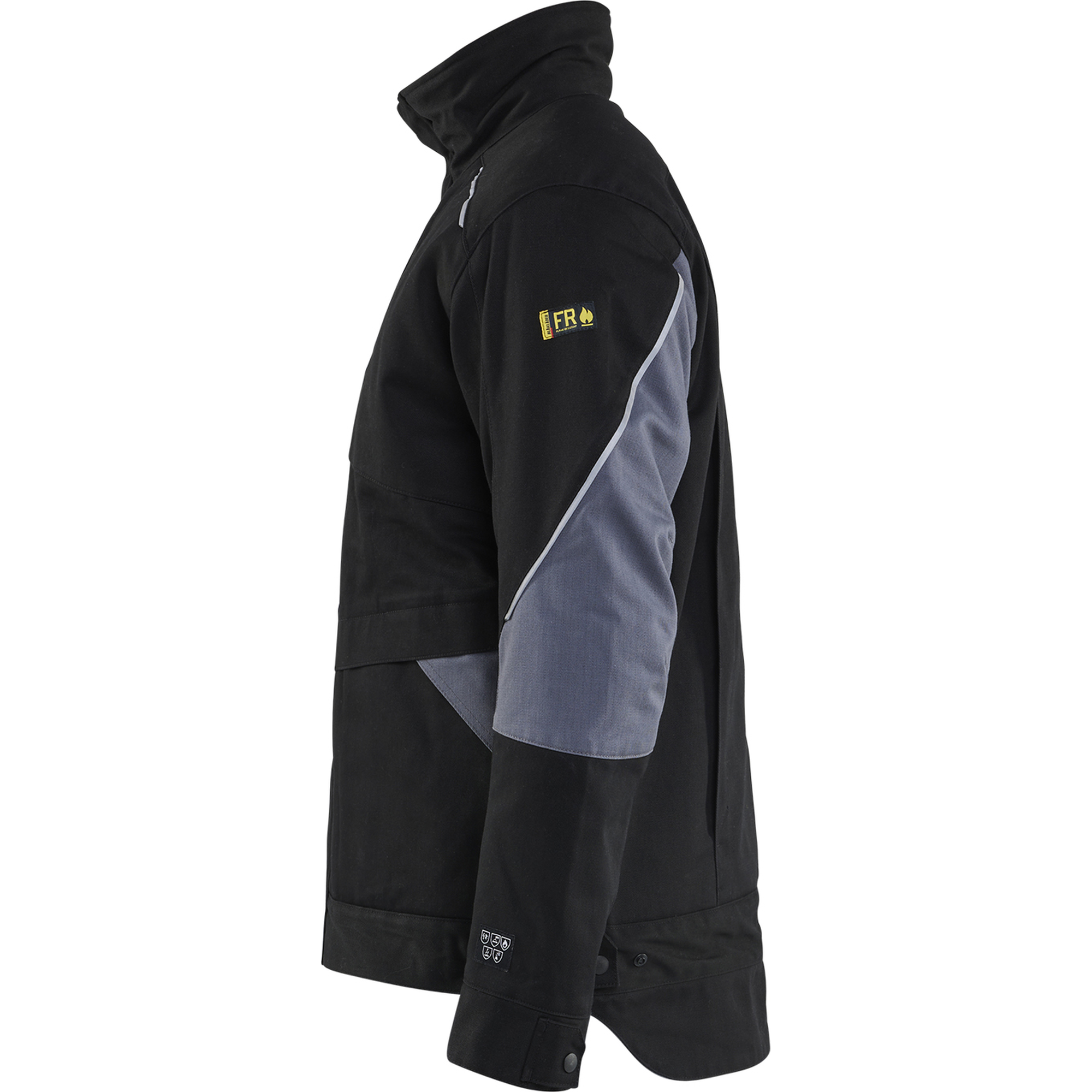 Blaklader Flame Resistant Winter Jacket, Black/Grey (3)