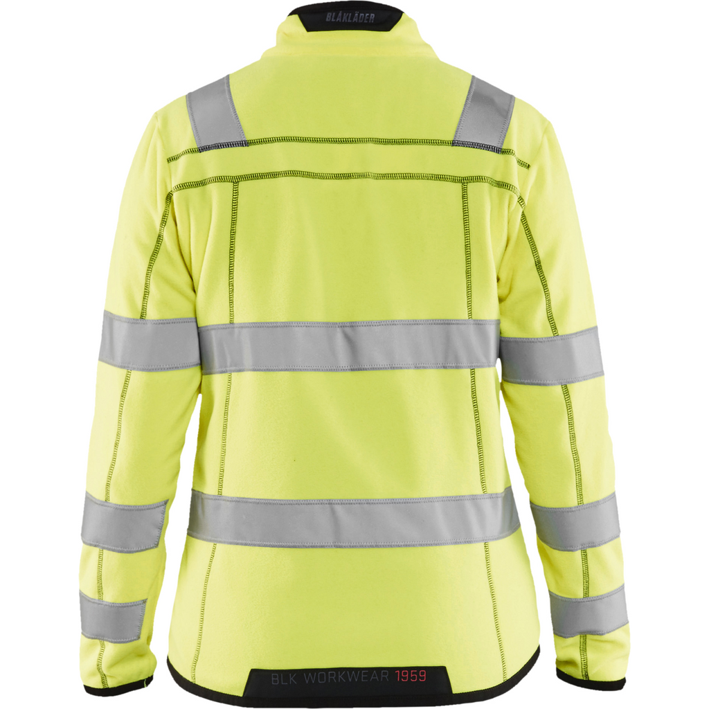 Blaklader High Vis Ladies Microfleece Jacket, Yellow (4)