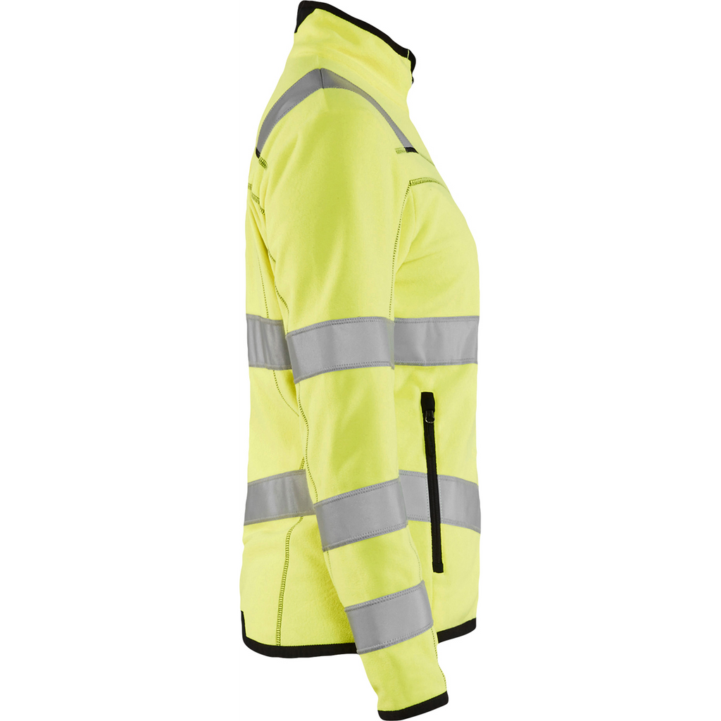 Blaklader High Vis Ladies Microfleece Jacket, Yellow (2)