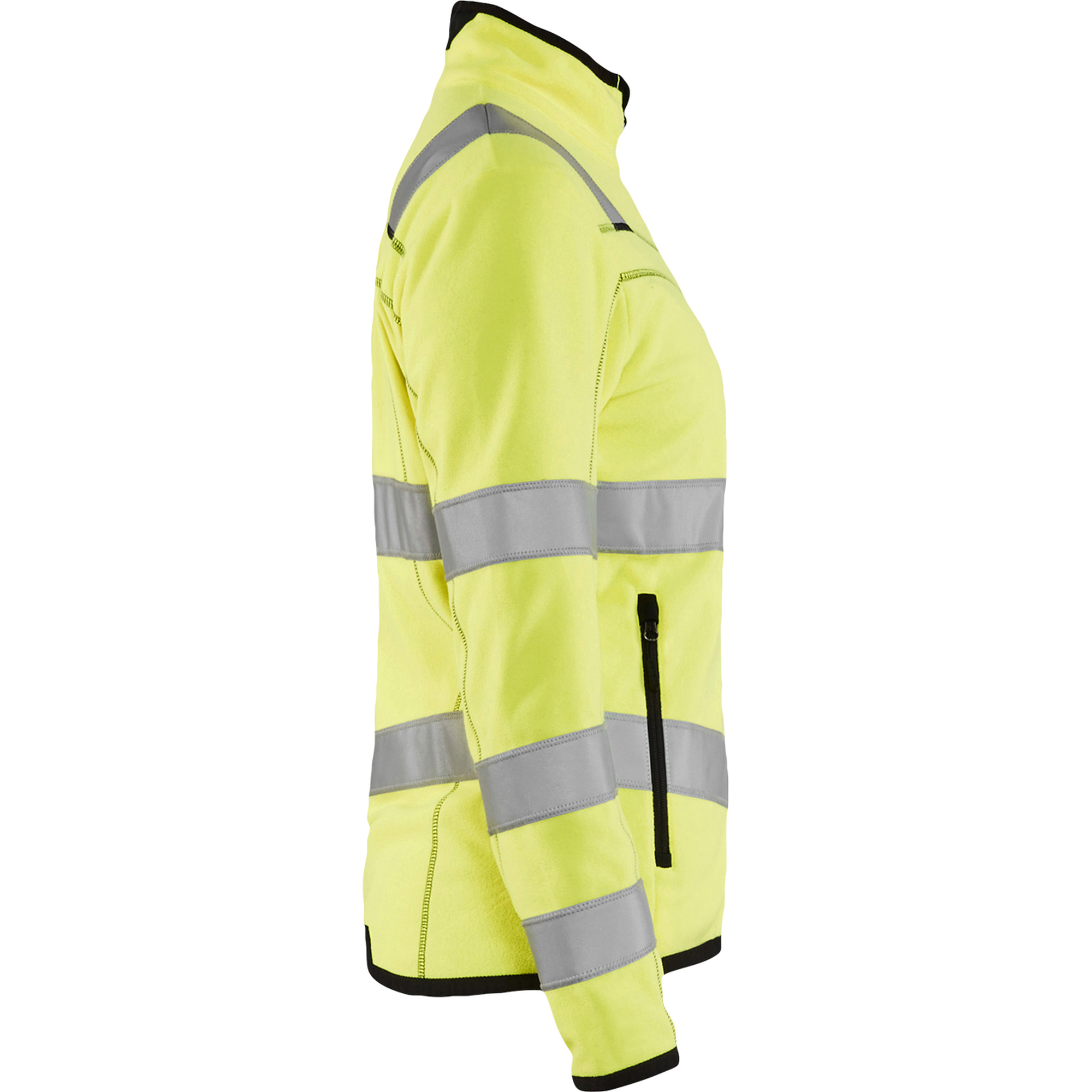 Blaklader High Vis Ladies Microfleece Jacket, Yellow (2)