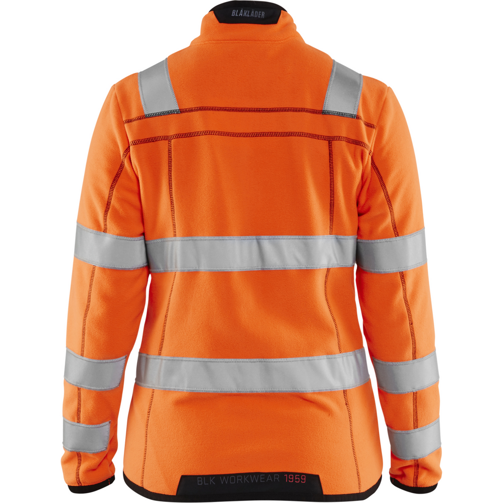 Blaklader High Vis Ladies Microfleece Jacket, Hi-Vis Orange (4)