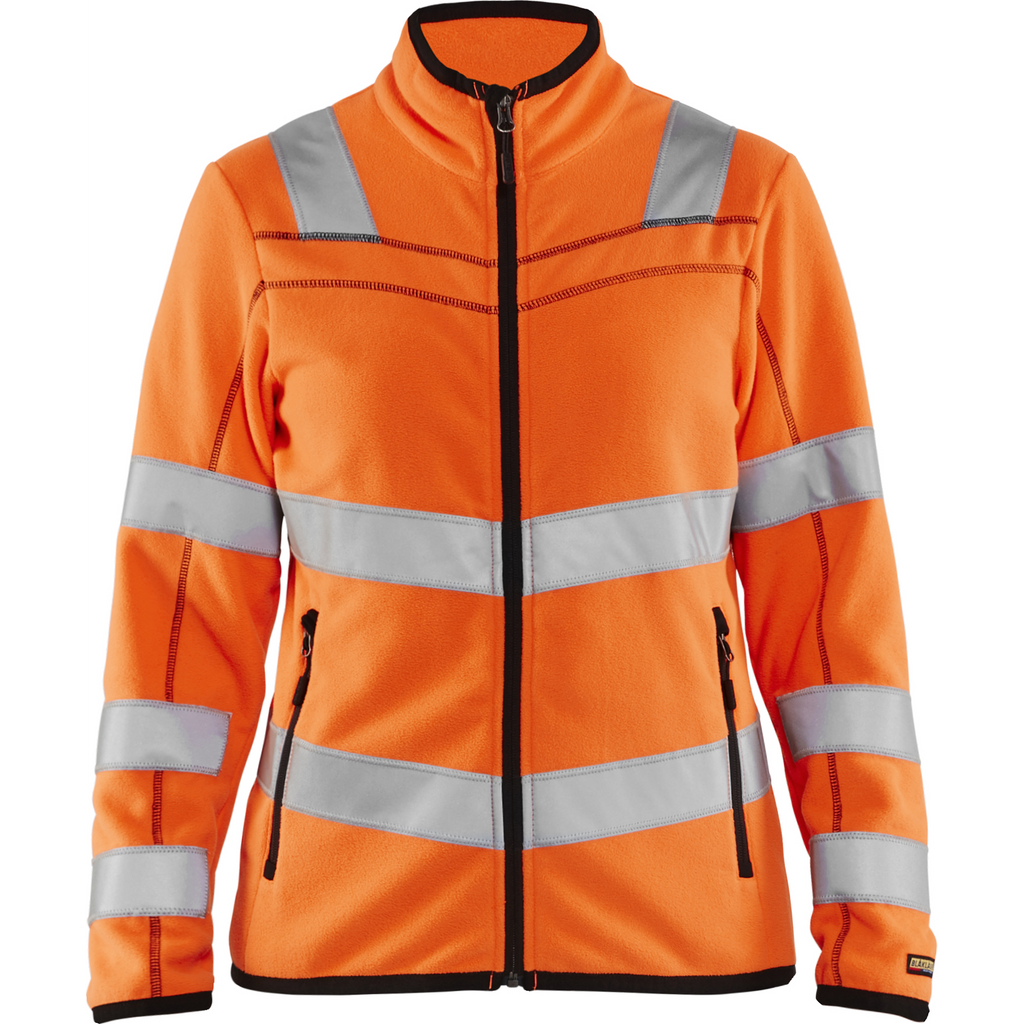 Blaklader High Vis Ladies Microfleece Jacket, Hi-Vis Orange