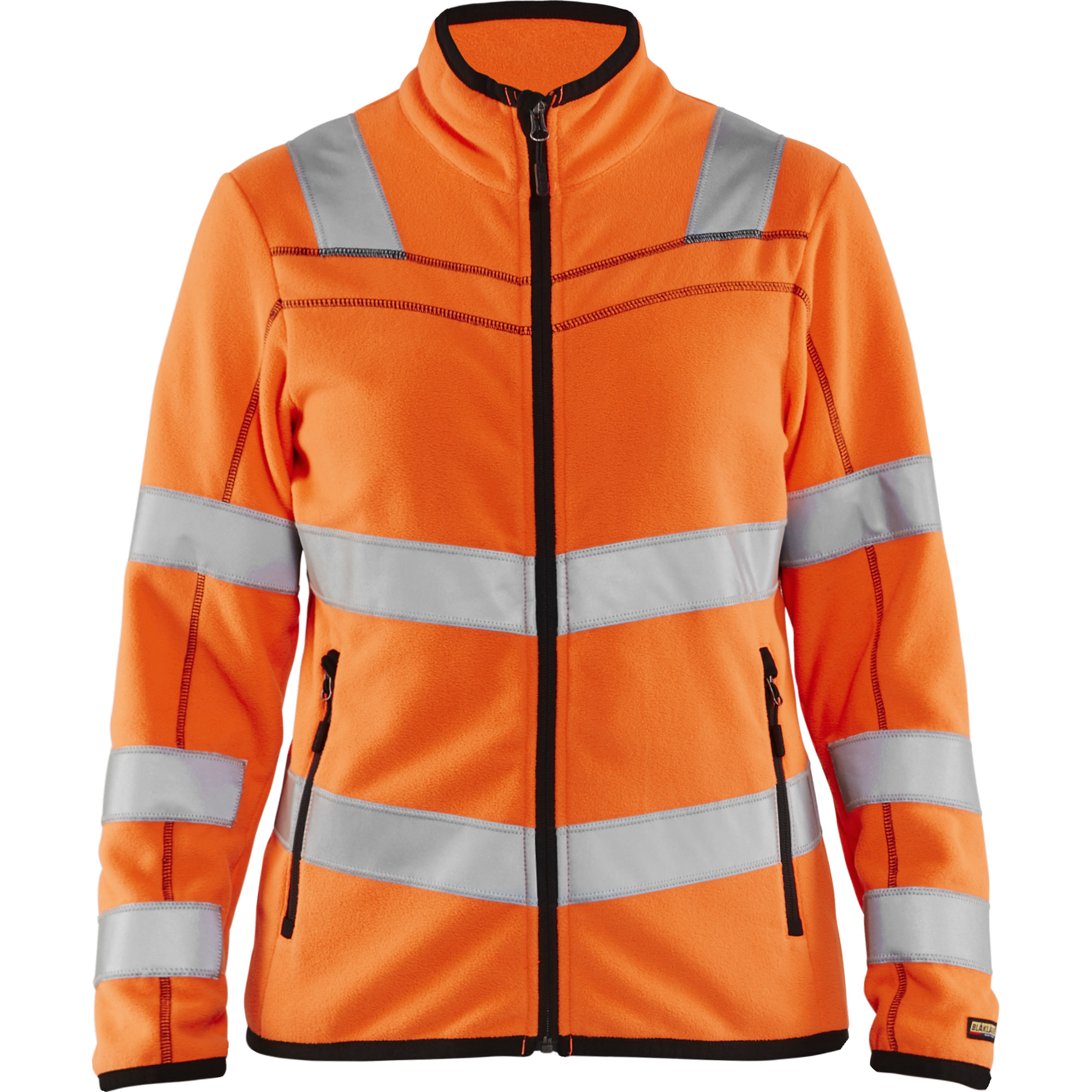 Blaklader High Vis Ladies Microfleece Jacket, Hi-Vis Orange