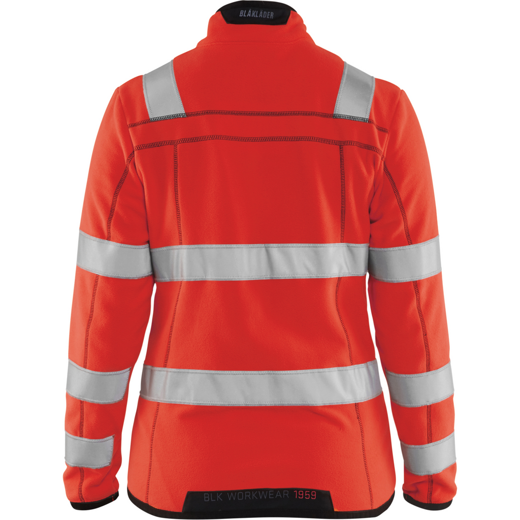Blaklader High Vis Women's Microfleece Jacket, Red (4)