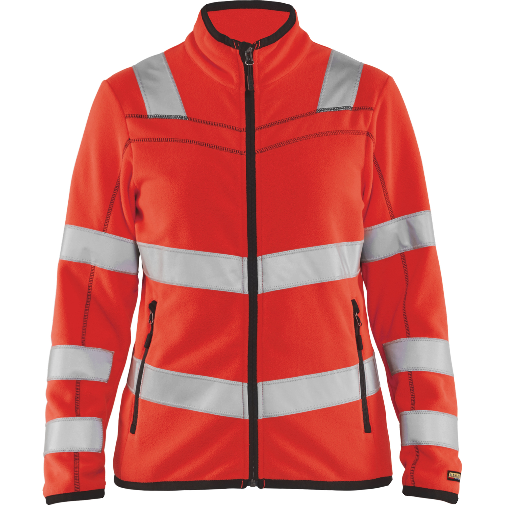 Blaklader High Vis Women's Microfleece Jacket, Red