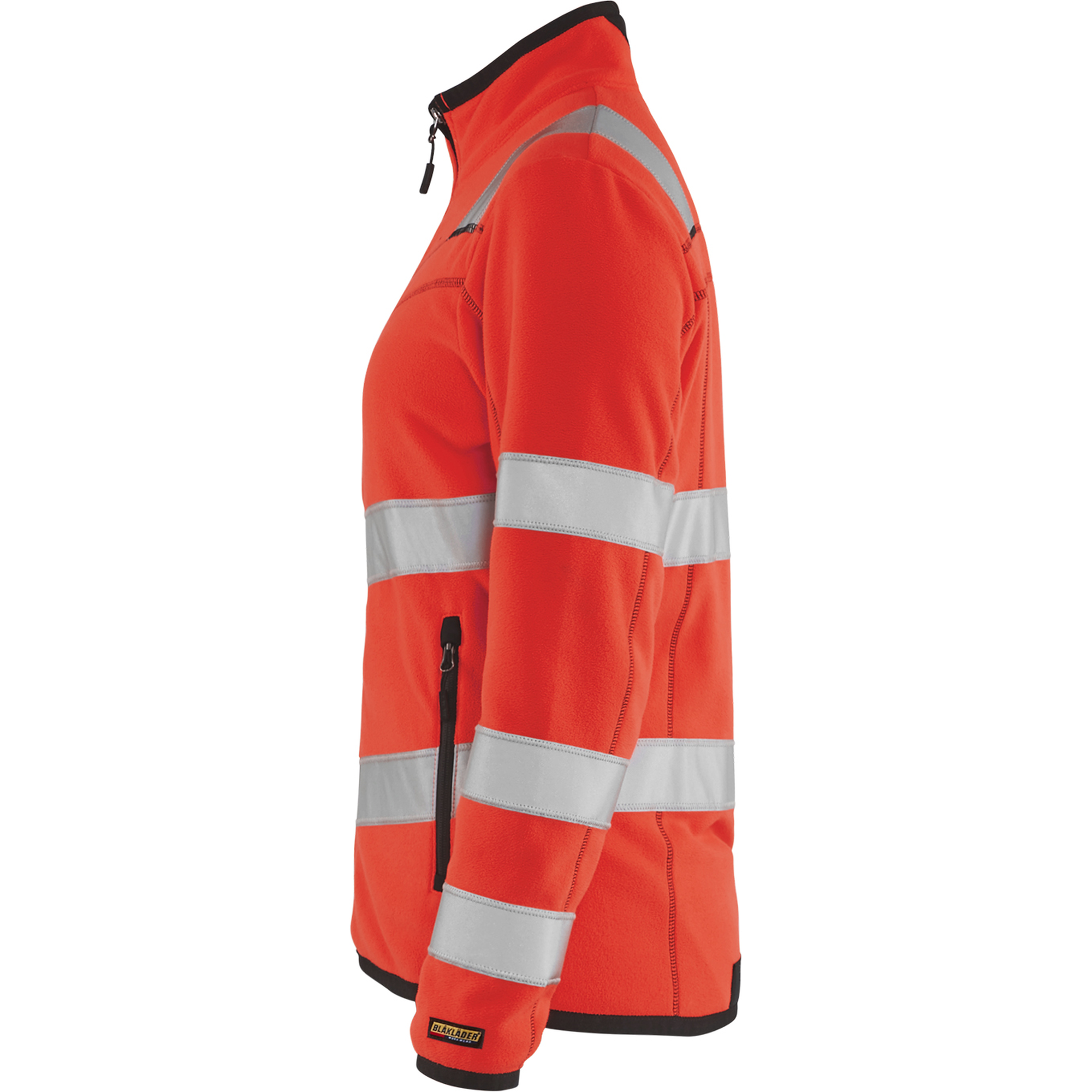 Blaklader High Vis Women's Microfleece Jacket, Red (3)