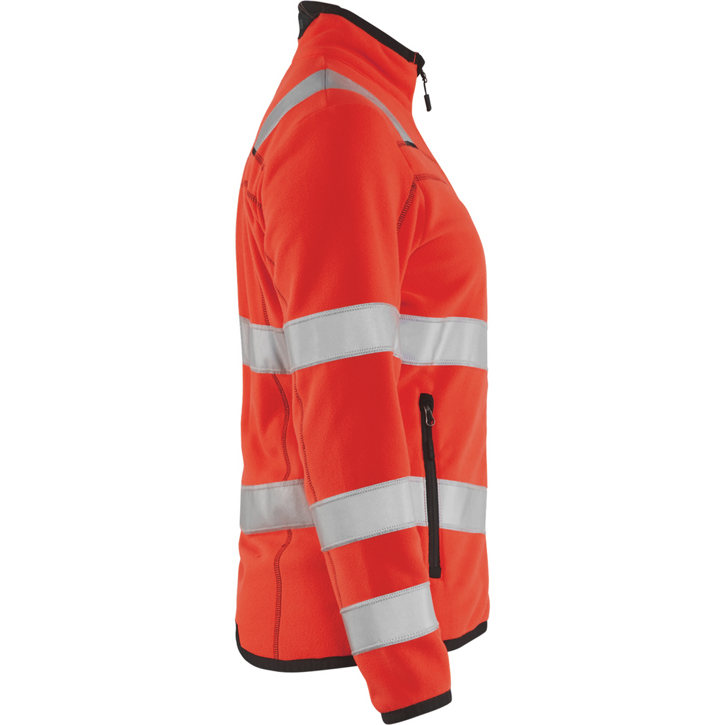 Blaklader High Vis Women's Microfleece Jacket, Red (2)
