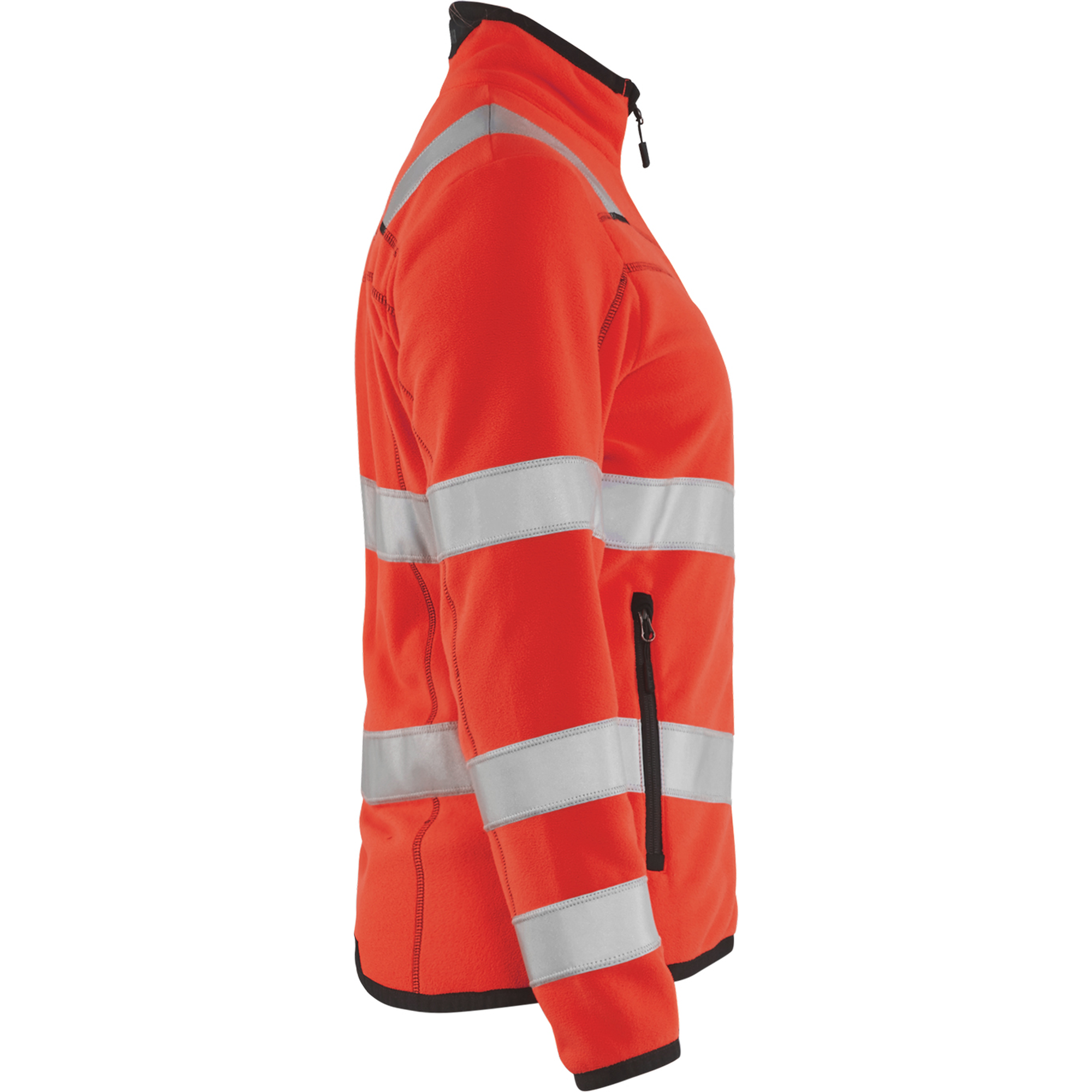 Blaklader High Vis Women's Microfleece Jacket, Red (2)