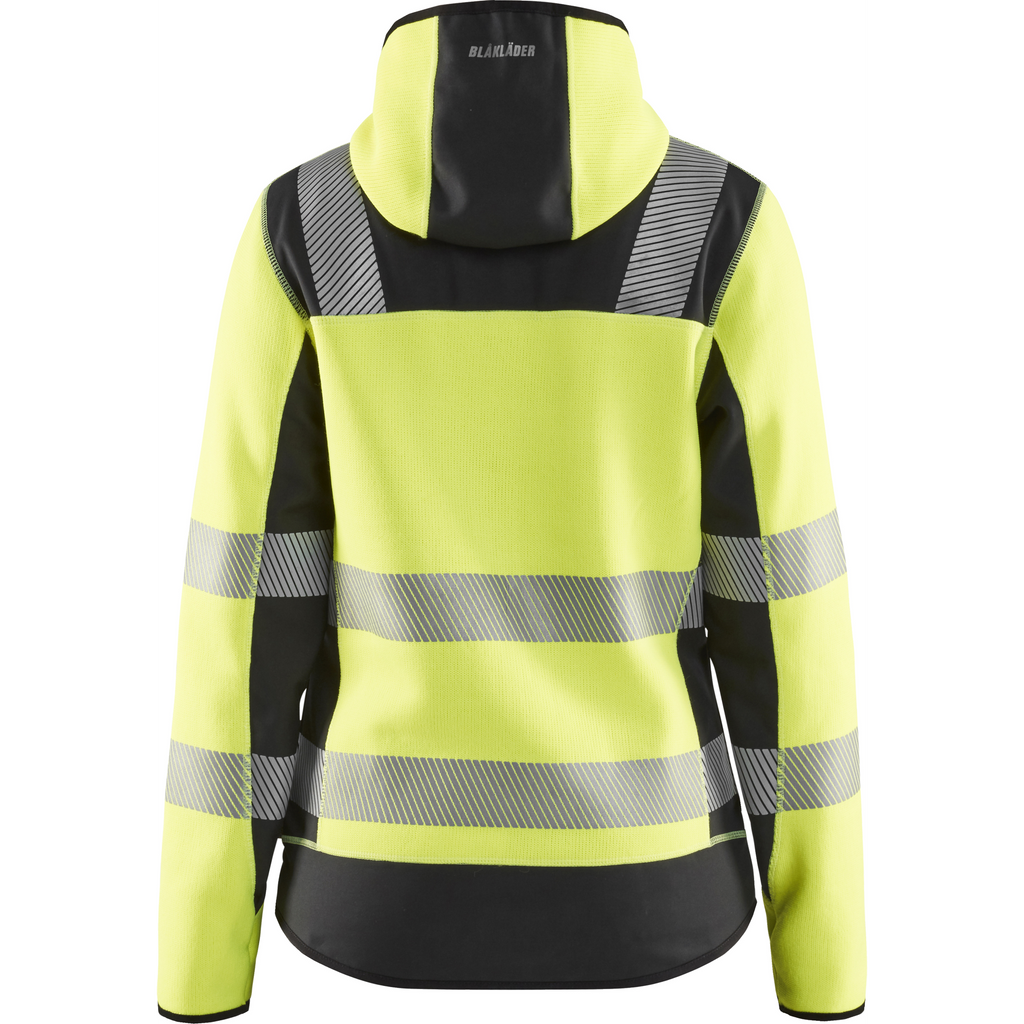 Blaklader High Vis Ladies Knitted Jacket, Yellow/Black (4)