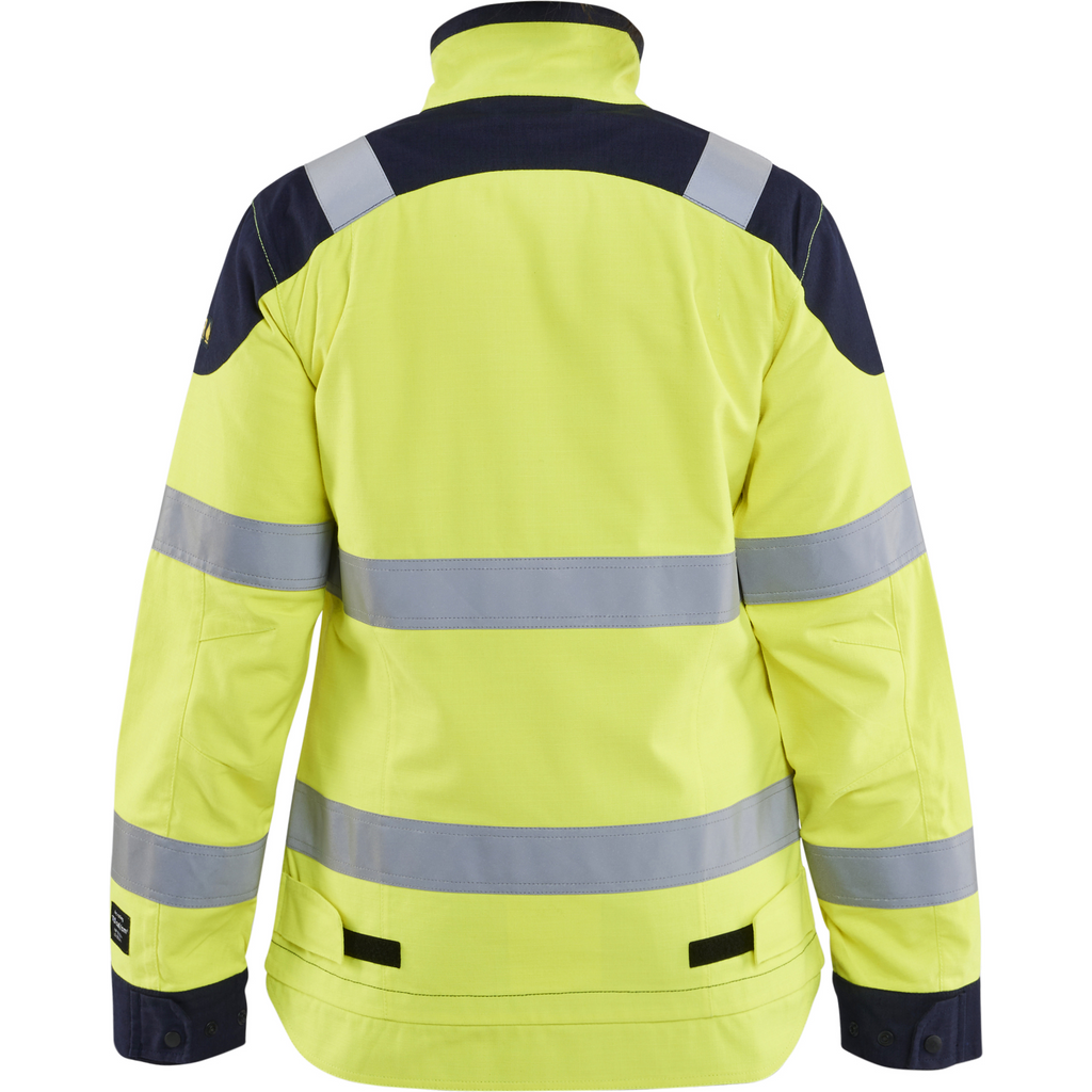 Blaklader Ladies Multi-Norm Jacket, Yellow/Navy Blue (4)
