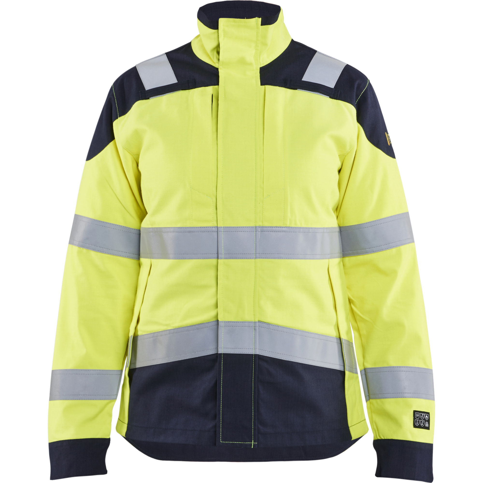 Blaklader Ladies Multi-Norm Jacket, Yellow/Navy Blue