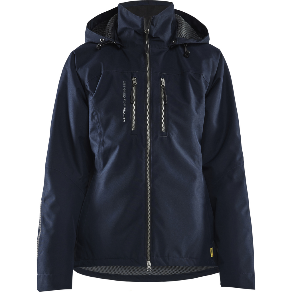 Blaklader Damen Gefütterte Leichte Winterjacke, Dunkel Marineblau/Schwarz