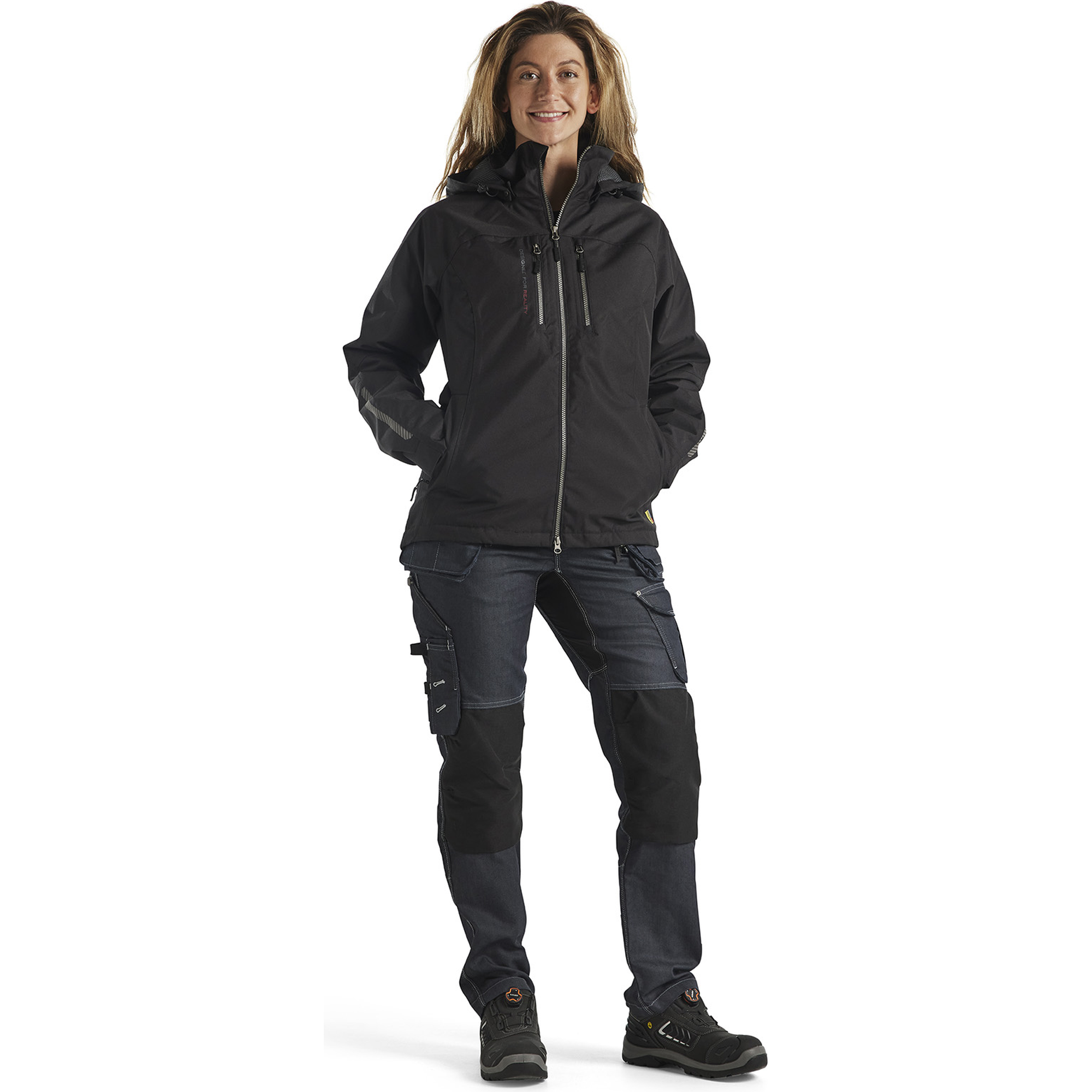 Blaklader Women's Lined Lightweight Winter Jacket, Black (5)