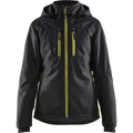 Blaklader Women's Lined Lightweight Winter Jacket, Black/Yellow