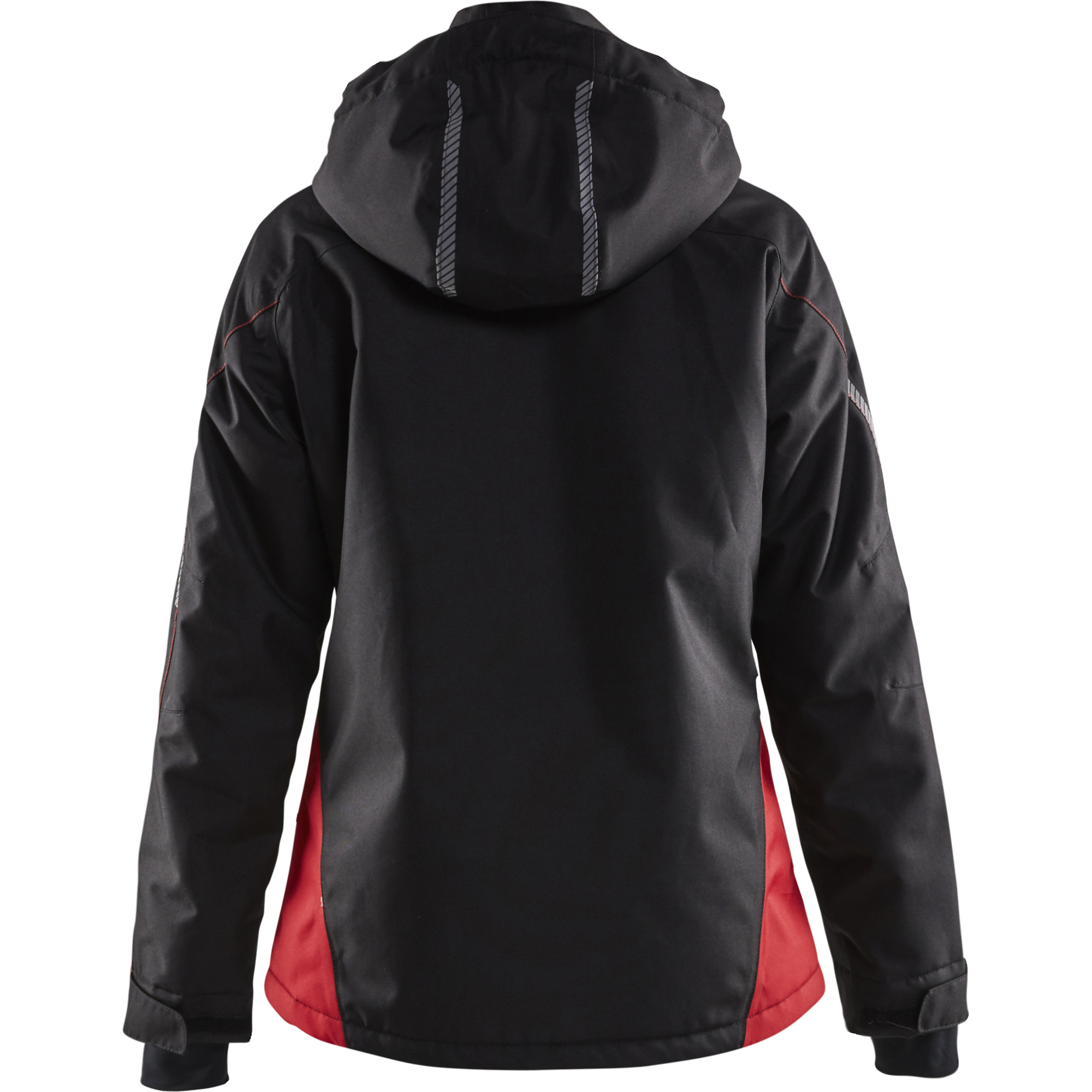 Blaklader Ladies Lined Lightweight Winter Jacket, Black/Red (4)