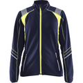 Blaklader Ladies Microfleece Jacket, Navy/Yellow