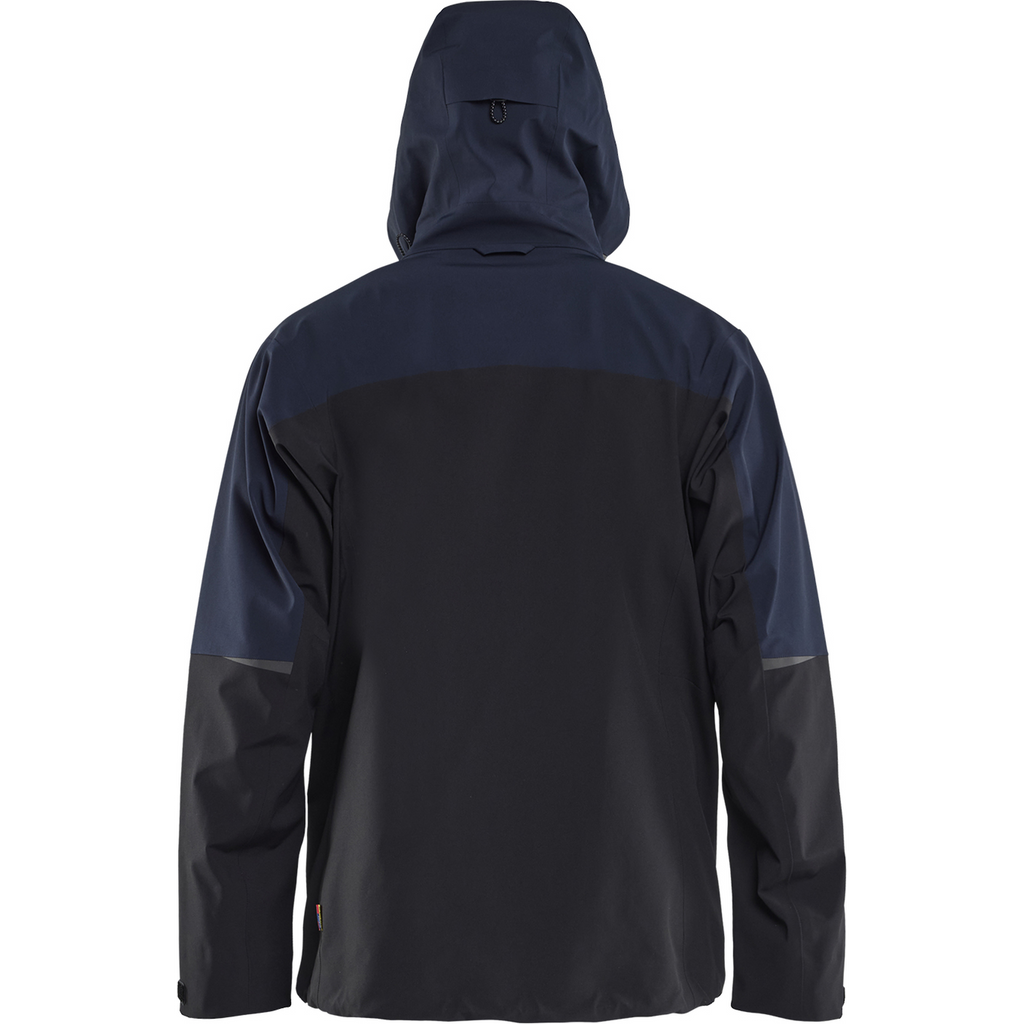 Blaklader Striker Shell Jacket Stretch, Dark Navy/High Vis Yellow (5)