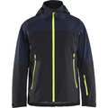 Blaklader Striker Shell Jacket Stretch, Dark Navy/High Vis Yellow