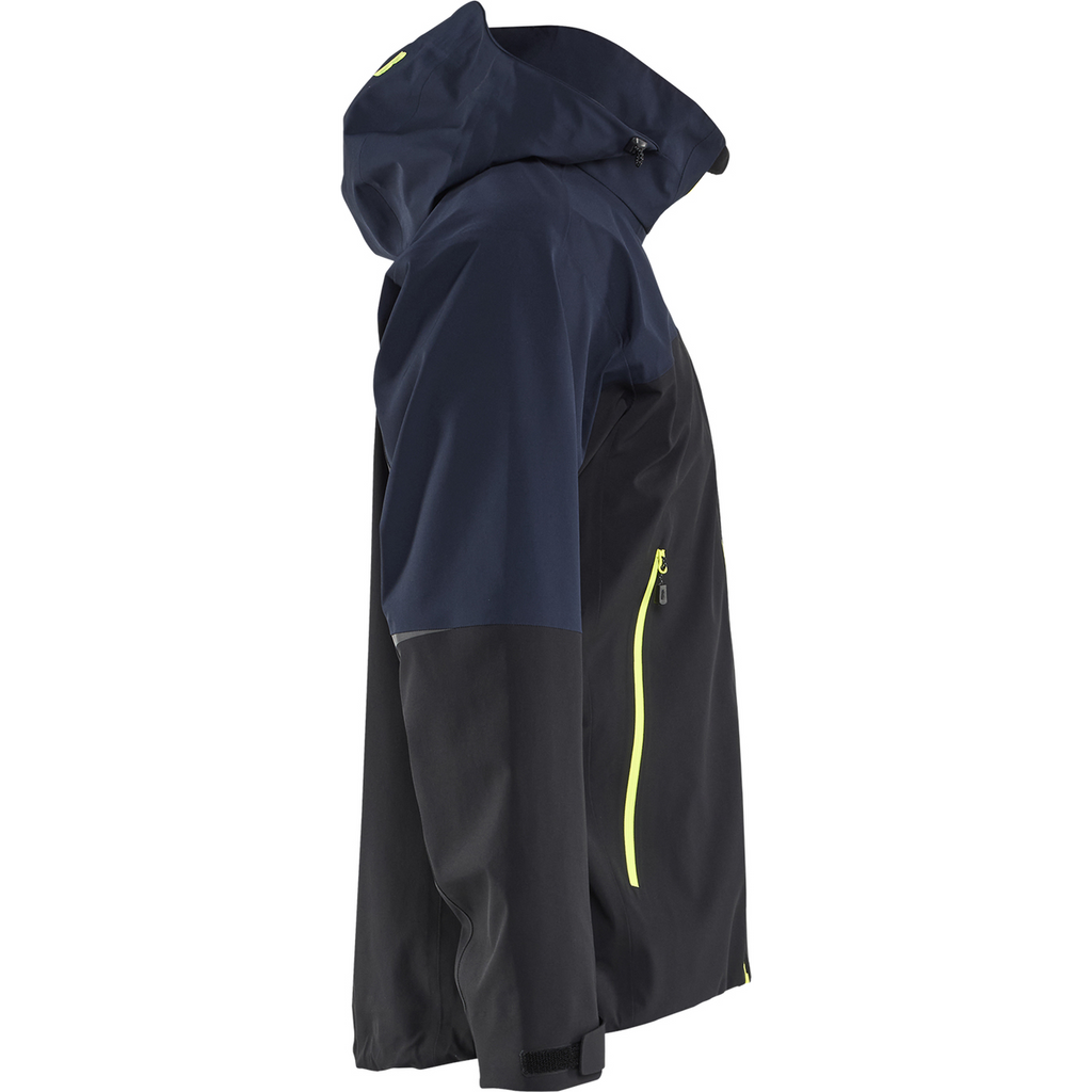 Blaklader Striker Shell Jacket Stretch, Dark Navy/High Vis Yellow (2)