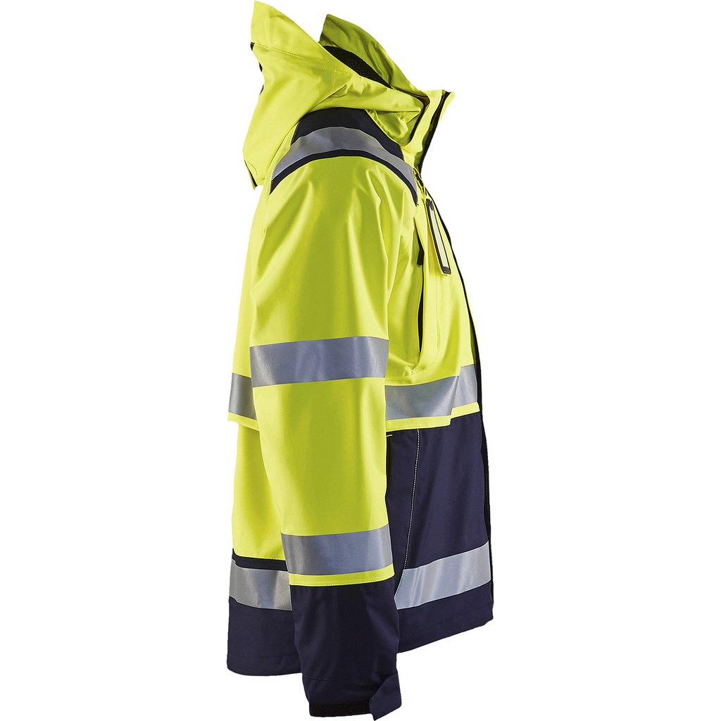 Blaklader High Vis Shell Jacket, Yellow/Navy Blue (2)