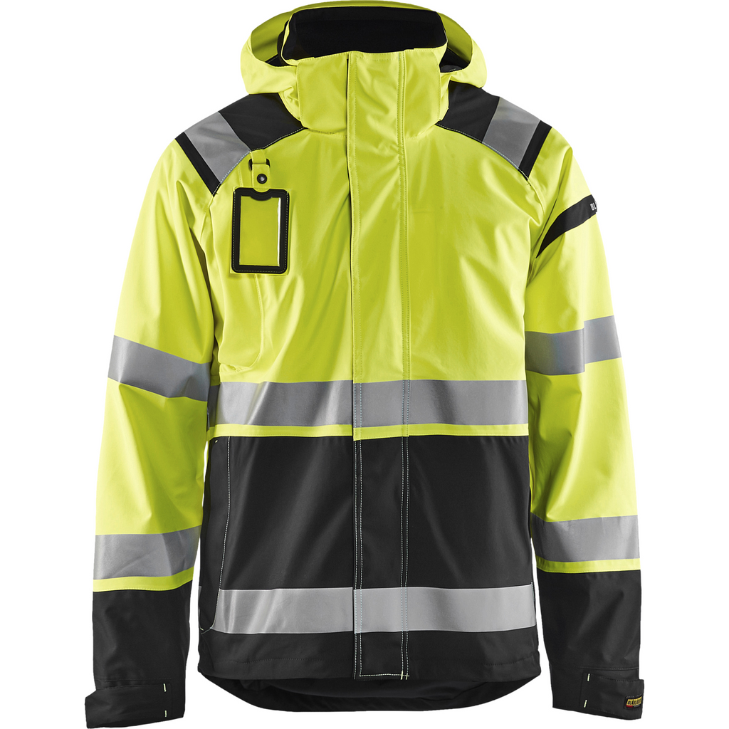 Blaklader High Vis Shell Jacket, Yellow/Black