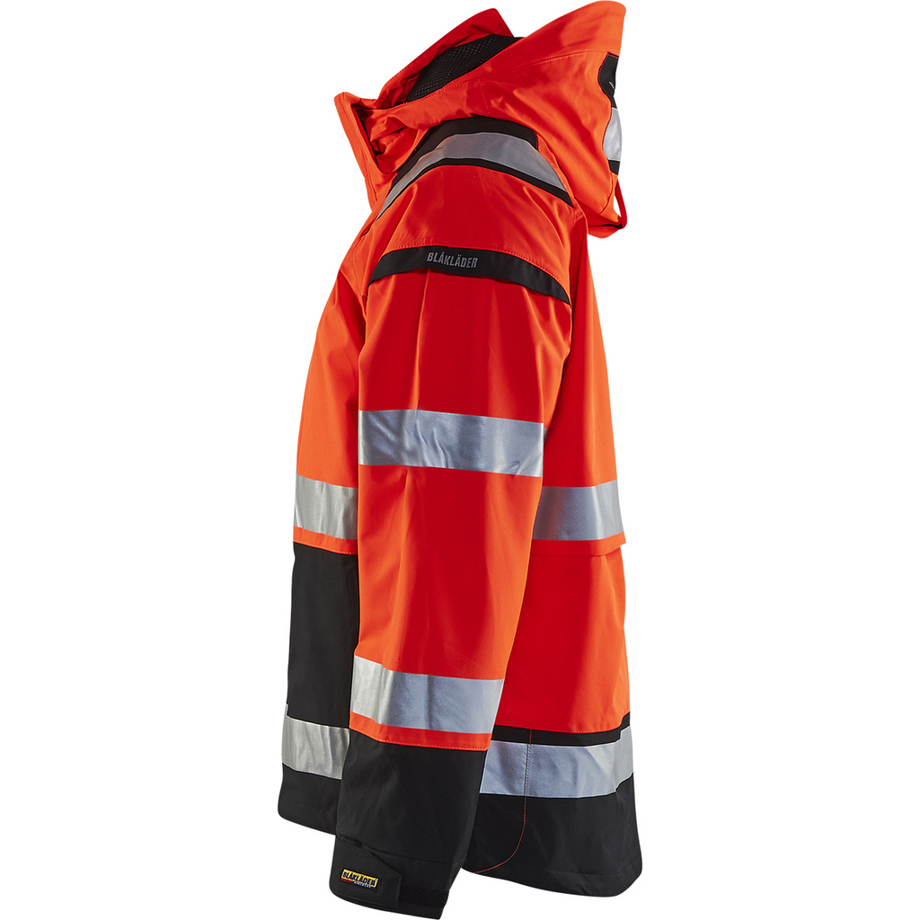 Blaklader High Vis Shell Jacket, Red/Black (3)