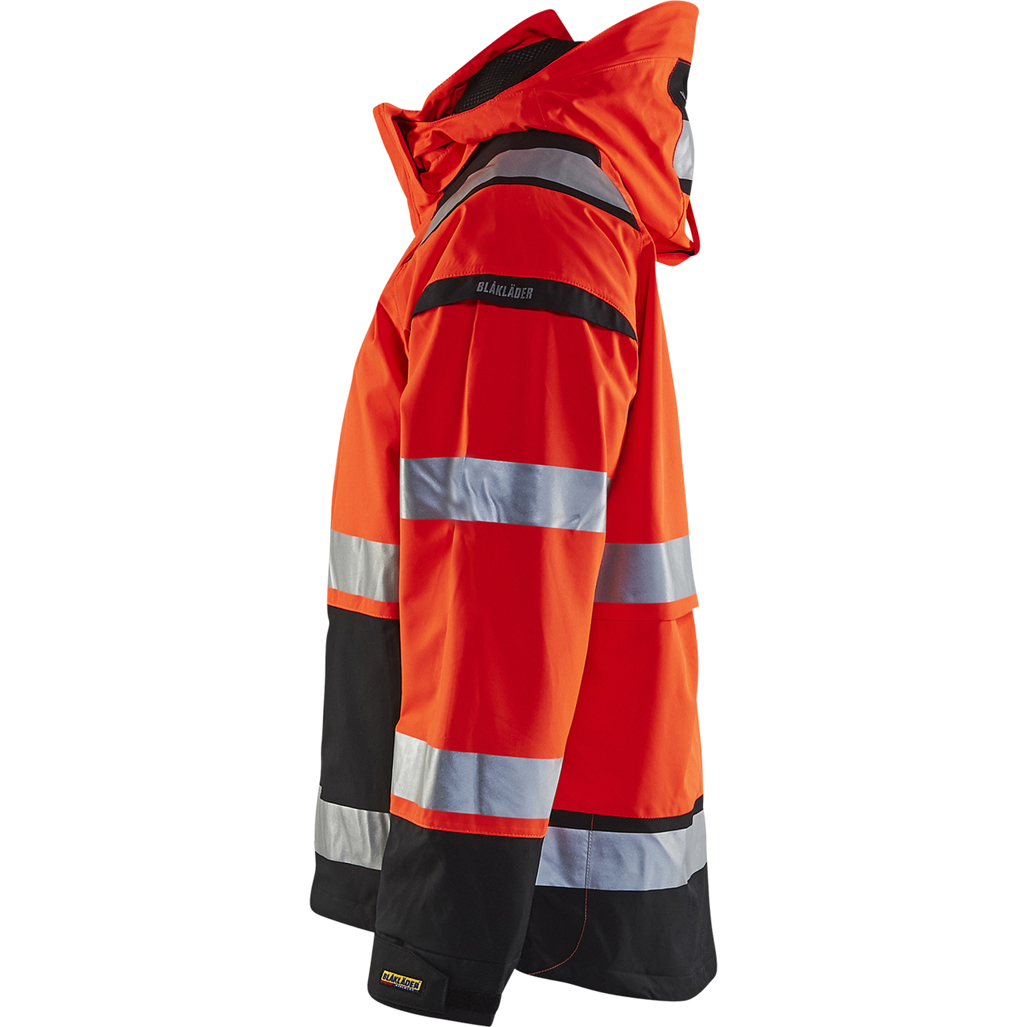 Blaklader High Vis Shell Jacket, Red/Black (3)